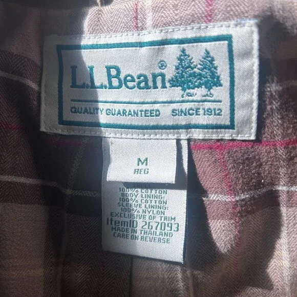 LL Bean Adirondack Barn Coat, Flannel-Lined (M) - Picture 3 of 4